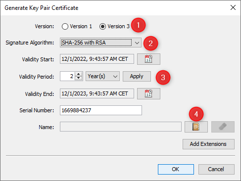 create chained ssl certificate keystore explorer
